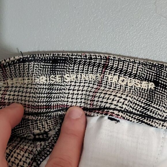 AMERICAN Eagle stretch 28x27 size 4 super high rise skinny trouser pants - Picture 7 of 8